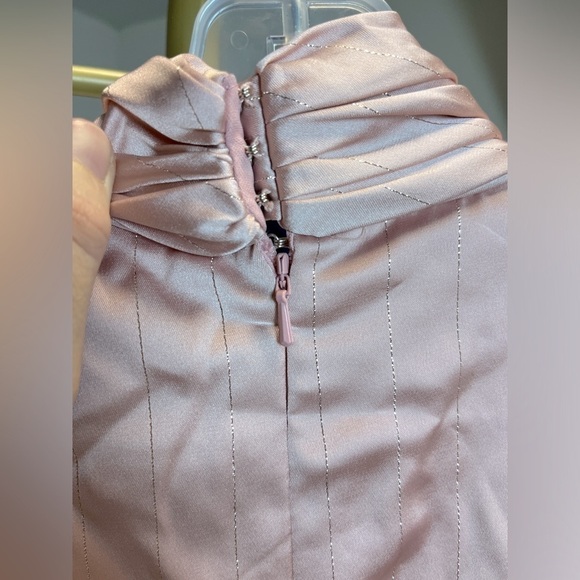 Mac Duggal 49578 Pleated Halter Neckline Evening Gown - Picture 10 of 14